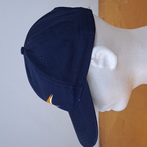 Vintage Y2K Reebok embroidered logo blue & orange casual snap back cap hat - Picture 2 of 7